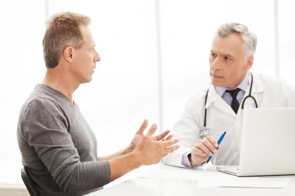 Doctor's appointment for prostatitis